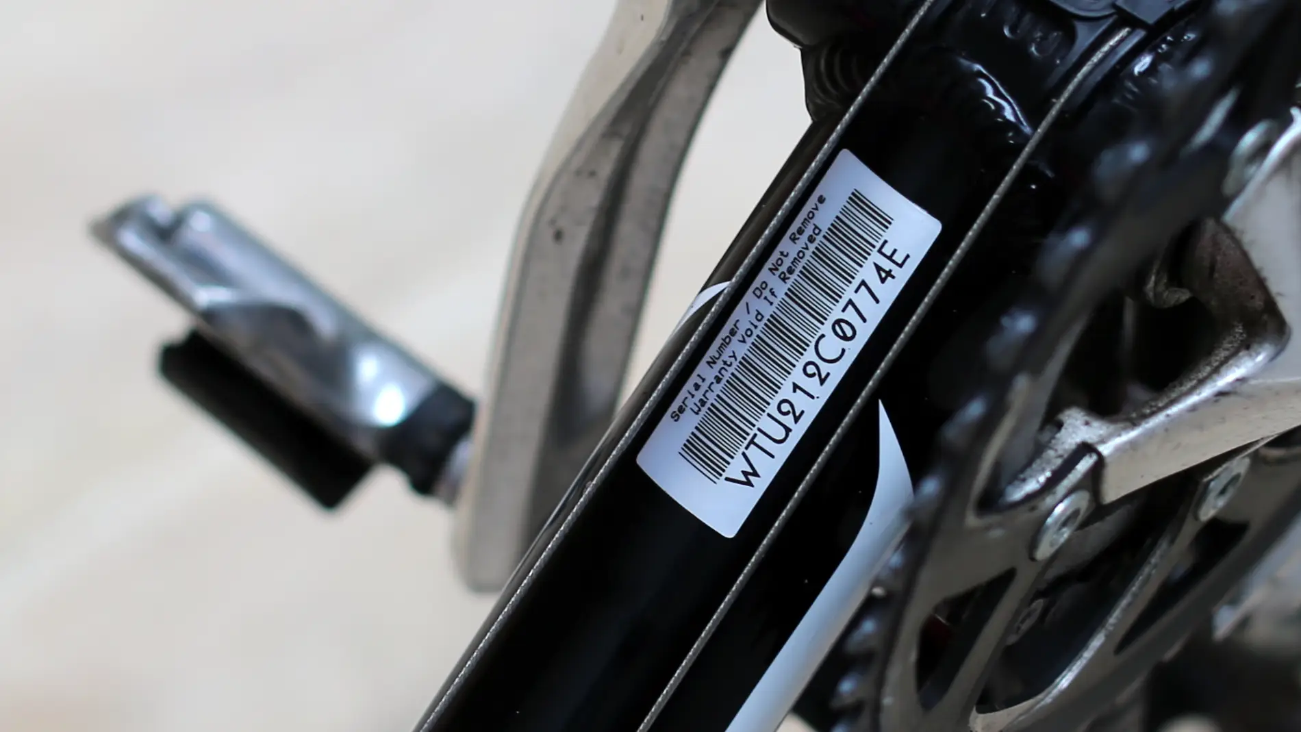 Search bikes by serial number